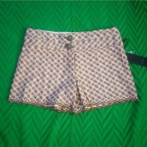 Emphasis brown BOHO cotton shorts 6